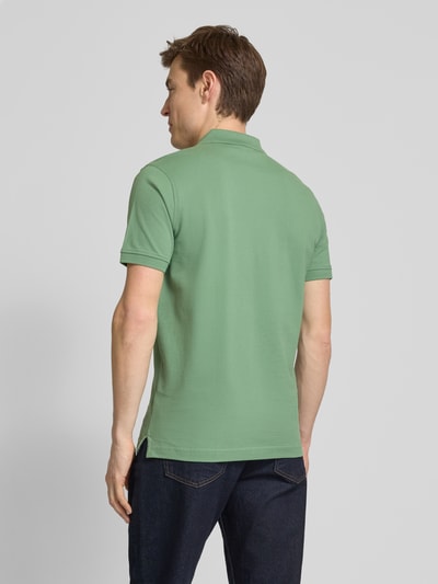 Lerros Poloshirt mit Label-Stitching Gruen 5