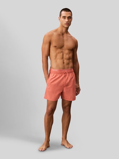 Calvin Klein Underwear Badeshorts mit Logo Bund Apricot 1