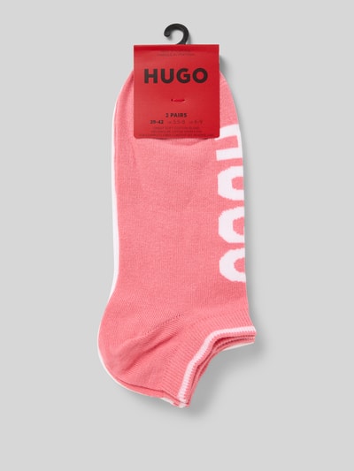 HUGO Sneakersocken im 2er-Pack mit Logo-Details Hellrosa 3