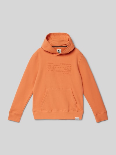 Garcia Hoodie met labelpatch Oranje - 1