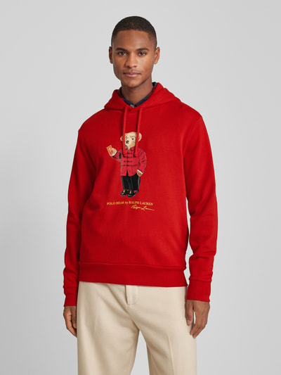 Polo Ralph Lauren Hoodie met labelprint Rood - 4