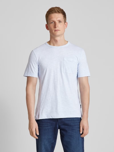 Tom Tailor T-shirt met borstzak Lichtblauw - 4