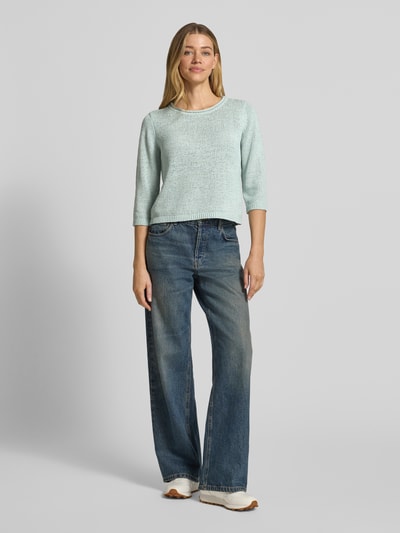 Betty Barclay Strickpullover mit Rundhalsausschnitt und 3/4-Arm Mint 1