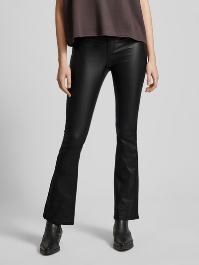 Only Flared Fit Jeans mit Label-Details Black 4