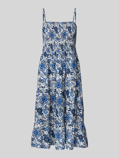 Only Tailliertes Freizeitkleid mit gesmoktem Brustbereich Modell 'ZELINA' Bleu 2