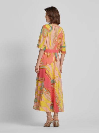 Pennyblack Maxi-jurk met bloemenmotief, model 'FERIALE' Koraal - 5