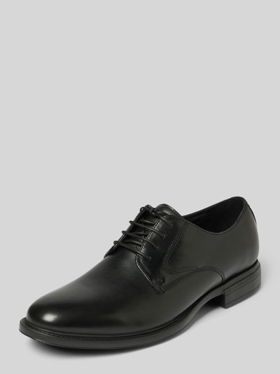 Tamaris Schnürschuhe aus echtem Rindsleder Black 1