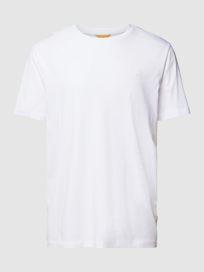 camel active T-Shirt mit Logo-Stitching Weiss 2