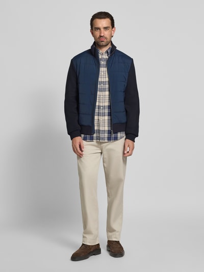 Christian Berg Men Steppjacke mit Stehkragen Marine 1