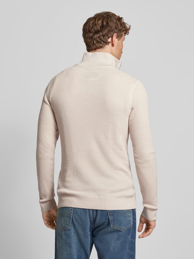 Jack & Jones Premium Strickpullover mit Stehkragen Modell 'BLUCHRISTER' Offwhite 5