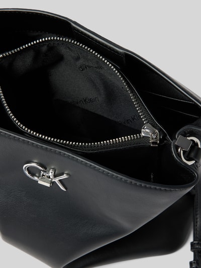 CK Calvin Klein Umhängetasche mit Label-Applikation Modell 'CK MUST DOME' Black 5