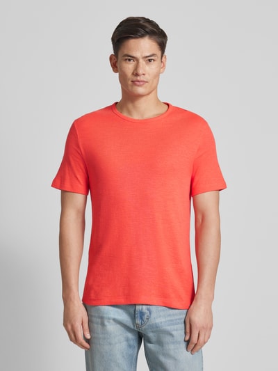 s.Oliver RED LABEL T-Shirt mit Strukturmuster Koralle 4