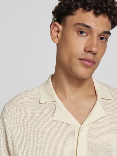 Jack & Jones Freizeithemd mit Knopfleiste Modell 'ORION' Weiss 3