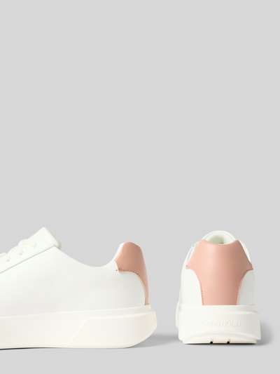 Calvin Klein Jeans Sneaker mit Label-Detail Weiss 2