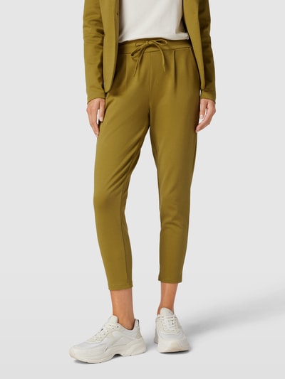 ICHI Stoffhose in verkürzter Passform Modell 'KATE' Khaki 4