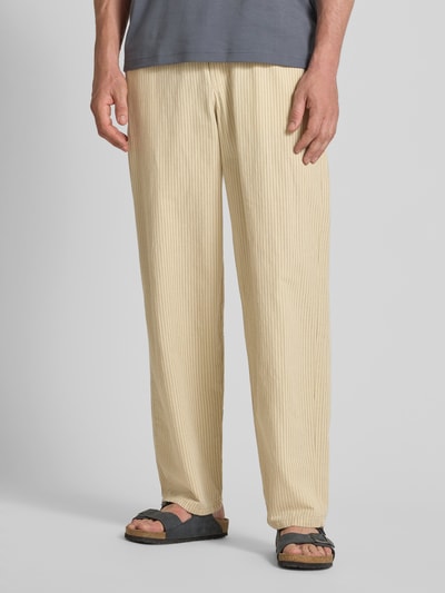 Lindbergh Stoffen broek met achterzakken Steengrijs - 4