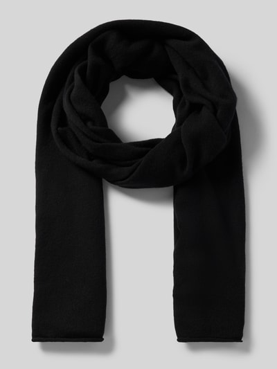 MCNEAL Szal z mieszanki wełny z domieszką kaszmiru Czarny 1