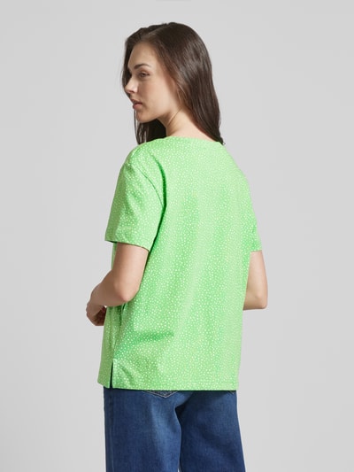 Esprit T-Shirt mit Allover-Print Neon Gruen 5