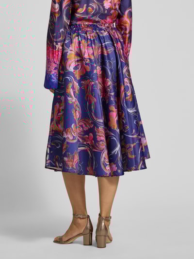 miss goodlife Spódnica midi z plisami model ‘Happy’ Granatowy 5