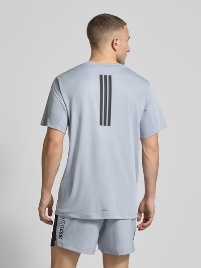 adidas Training Regular Fit Sport T-Shirt mit Label Print Mittelgrau 5