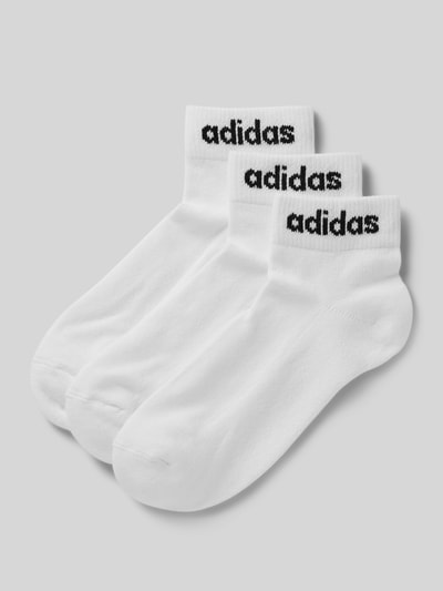 adidas Sportswear Skarpety z haftem z logo w zestawie 3 szt. Biały 1