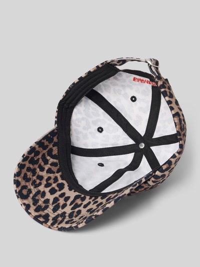 PIECES Basecap aus Baumwoll-Mix Modell 'BARAH' Mittelbraun Mel 2