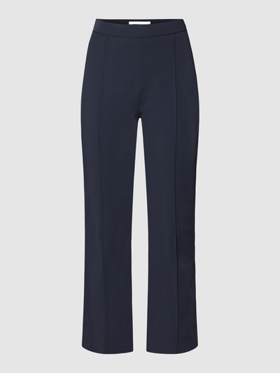 Raffaello Rossi Flared cut comfortbroek met siernaden, model 'MACY' Marineblauw - 2