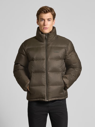 CK Calvin Klein Gewatteerd jack met opstaande kraag Olijfgroen - 4