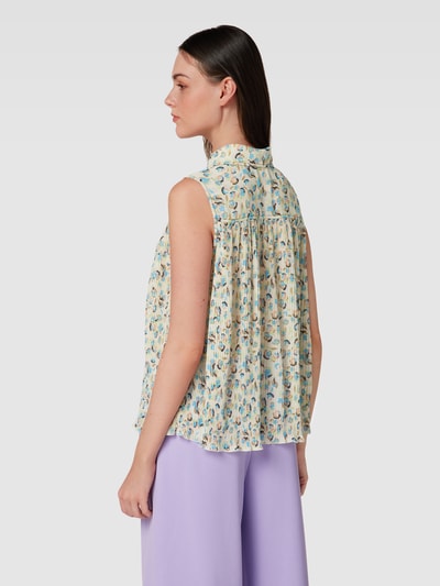 Jake*s Casual Top bluzkowy z plisami Złamany biały 5