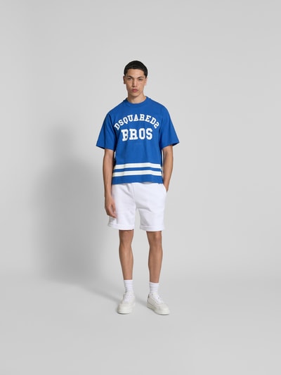 Dsquared2 T-Shirt mit Label-Print Royal 1