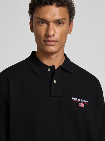 Polo Ralph Lauren Regular fit poloshirt met logostitching Zwart - 3