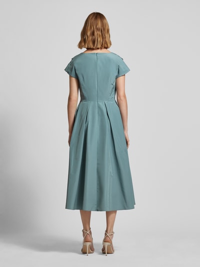 Weekend Max Mara Midikleid mit V-Ausschnitt Modell 'ETUANIA' Hellblau 5