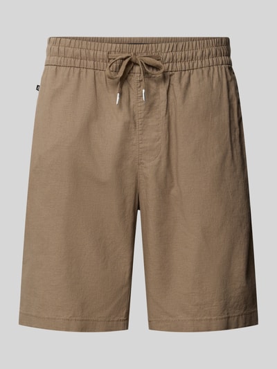 Matinique Regular Fit Bermudas aus Leinen-Baumwoll-Mix Modell 'barton' Mittelbraun 2