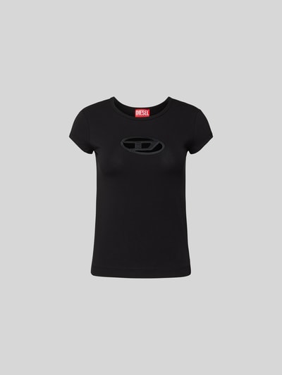 Diesel T-Shirt mit Label-Detail Black 2