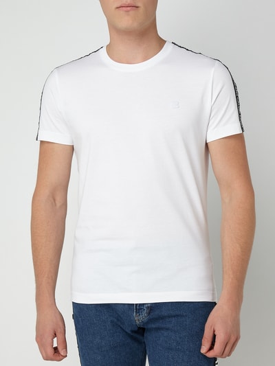 Calvin Klein Jeans T-Shirt mit Logo-Aufnäher Weiss 4