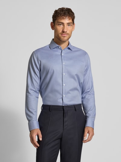 SEIDENSTICKER REGULAR FIT Koszula biznesowa o kroju regular fit z listwą guzikową Błękitny 4