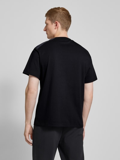 HUGO T-Shirt mit Label-Patch Modell 'Dabieno' Black 5