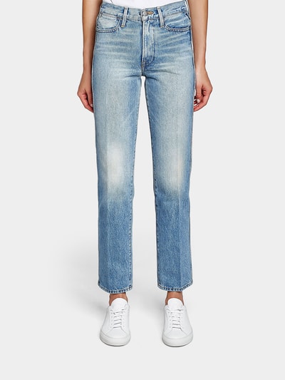 Frame Jeans mit weitem Bein Blau 7