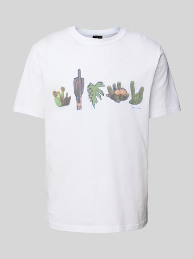 PAUL SMITH T-Shirt mit Motiv-Print Offwhite 2