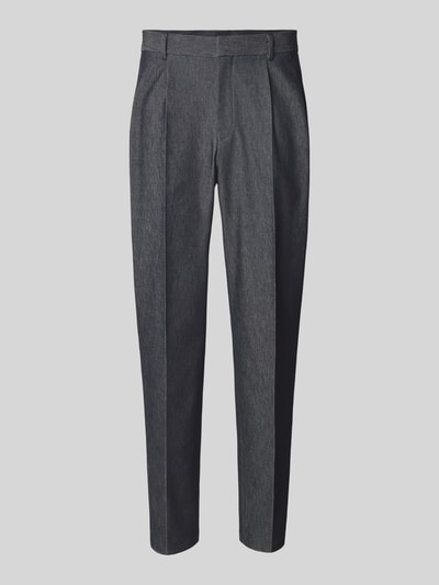 BOSS Tapered Fit Anzughose aus Baumwoll-Mix Modell 'PERIN' Marine 2