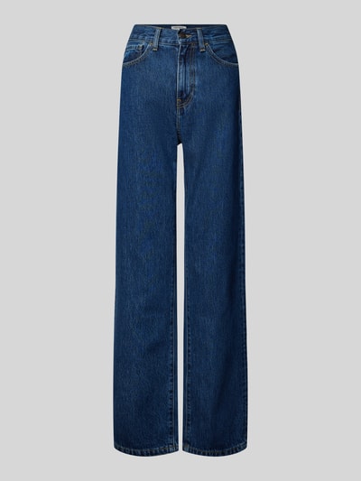 Carhartt Work In Progress Straight fit high waist jeans, model 'Noxon' Jeansblauw - 2