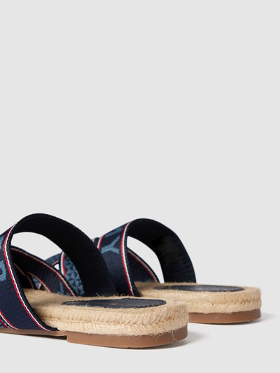 Tommy Hilfiger Slides mit Label-Schriftzug Dunkelblau 3