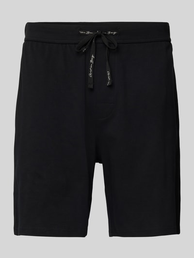 Christian Berg Men Sweatshorts aus reiner Baumwolle Black 2