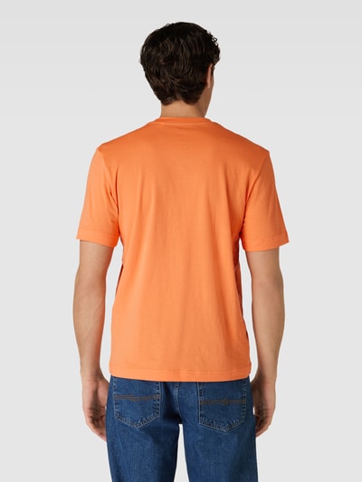 Tom Tailor T-shirt met labelprint Oranje - 5