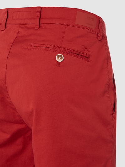 Brax Straight Fit Chino-Shorts mit Stretch-Anteil Modell 'Bozen' Orange 4