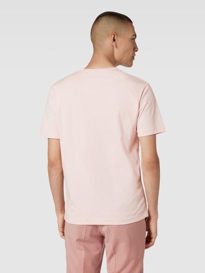 Gant T-Shirt aus Baumwolle mit Label-Detail Rosa 5