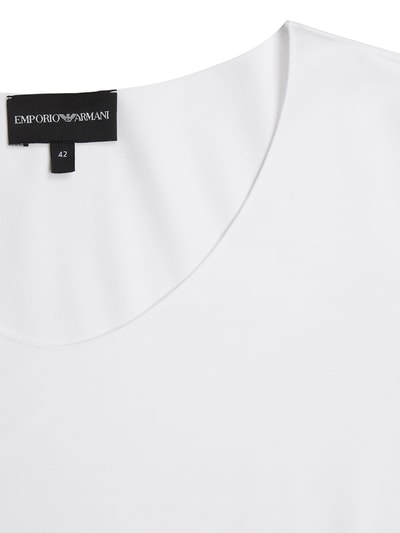 Emporio Armani Shirt aus Viskosemischung  Ecru 2