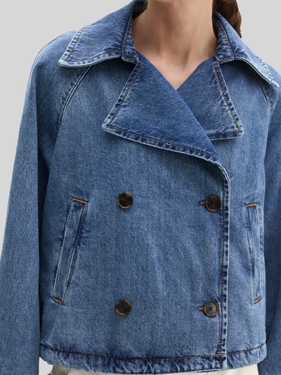 Marc O'Polo Relaxed Fit Jeansjacke aus reiner Baumwolle Ocean Melange 3
