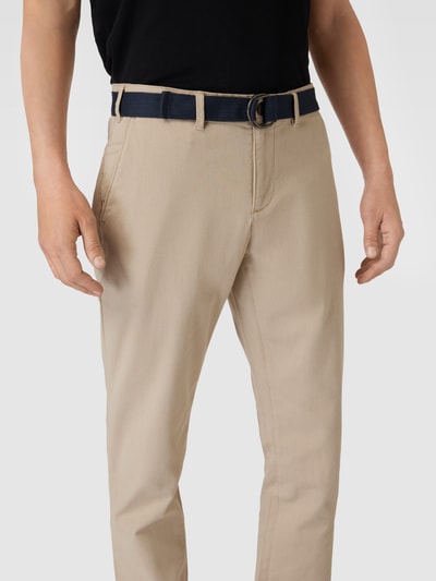 MCNEAL Stoffen broek met riem Beige - 3