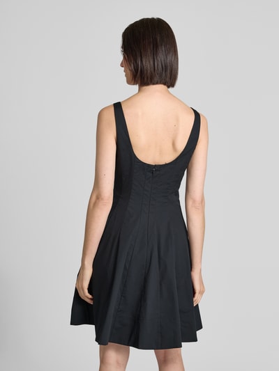 Staud Minikleid mit Karree-Ausschnitt Modell 'MINI WELLS' Black 5